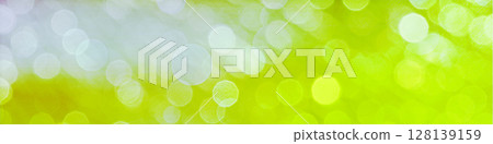 Green panorama bokeh background. Simple design for banner, poster, events and various design works Green panorama bokeh background. Simple design for banner, poster, events and various design works 128139159