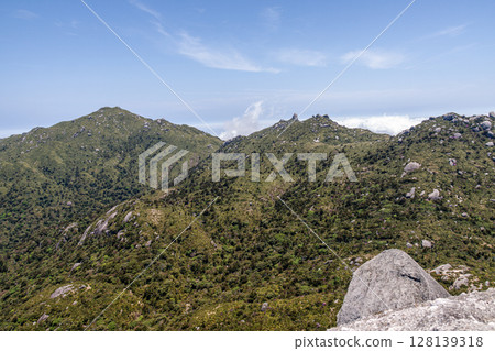 Yakushima Island: Mt. Miyanoura, Mt. Okina, and Mt. Kuromi (Spring) Yakushima Island: Mt. Miyanoura, Mt. Okina, and Mt. Kuromi (Spring) 128139318