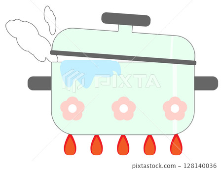 A pot boiling over A pot boiling over 128140036