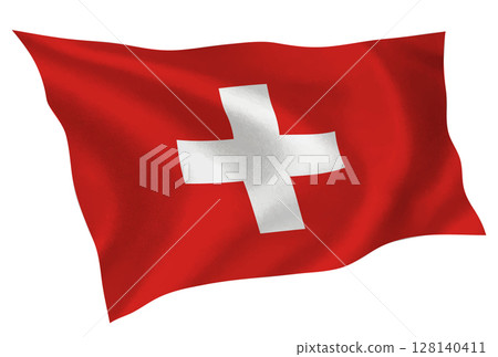 Switzerland country flag silk icon 128140411