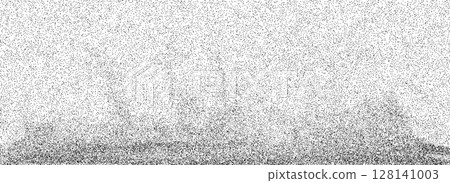 Abstract sandy grain texture. Stippled grit noise background. Distressed dust particles overlay. Grunge dotted dirt backdrop. Grange specks, speckles, granules print wallpaper. Vector dot work texture Abstract sandy grain texture. Stippled grit noise background. Distressed dust particles overlay. Grunge dotted dirt backdrop. Grange specks, speckles, granules print wallpaper. Vector dot work texture 128141003