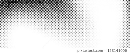 Grunge halftone gradient texture. Black pixelated grange backdrop. Weathered grit noise background. Damaged glitched print overlay. Fade gritty sand wallpaper. Vector halfton smudged texture surface Grunge halftone gradient texture. Black pixelated grange backdrop. Weathered grit noise background. Damaged glitched print overlay. Fade gritty sand wallpaper. Vector halfton smudged texture surface 128141006