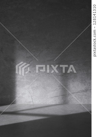 Concrete background that can be used in various designs with shadows of sunlight through the window. Concrete background that can be used in various designs with shadows of sunlight through the window. 128141310
