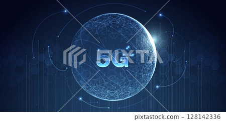 5G network wireless internet Wi-fi connection and internet of things with modern city skyline. Smart city and communication network concept. High speed, broadband telecommunication. vector design. 5G network wireless internet Wi-fi connection and internet of things with modern city skyline. Smart city and communication network concept. High speed, broadband telecommunication. vector design. 128142336