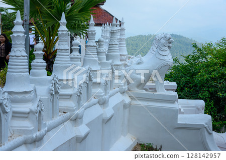 A Thai temple in Mae Hong Son province. A Thai temple in Mae Hong Son province. 128142957