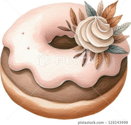 Coquette Autumn inspired Girly Donut 128143499