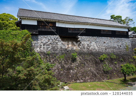 2023年的熊本城,即熊本地震(2016年)七年後。熊本縣熊本市中央區。 2023年的熊本城,即熊本地震(2016年)七年後。熊本縣熊本市中央區。 128144035