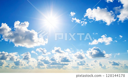 藍藍的天空,有很多的太陽和雲 藍藍的天空,有很多的太陽和雲 128144178