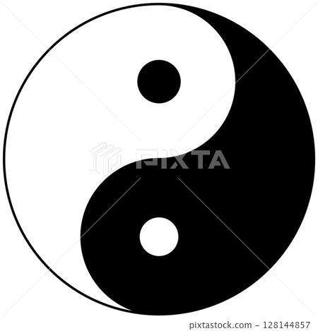 Yin Yang Mark 128144857