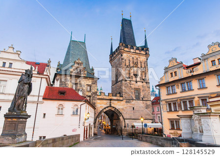 Prague Charles Bridge Malá Strana Bridge Tower 128145529