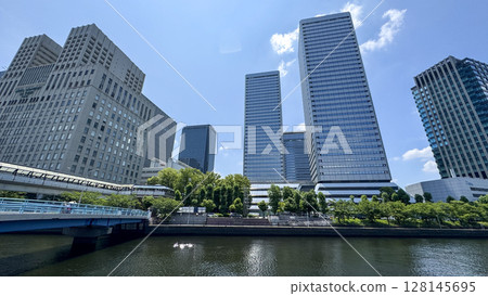 夏季大阪京橋OBP週邊的風景 128145695