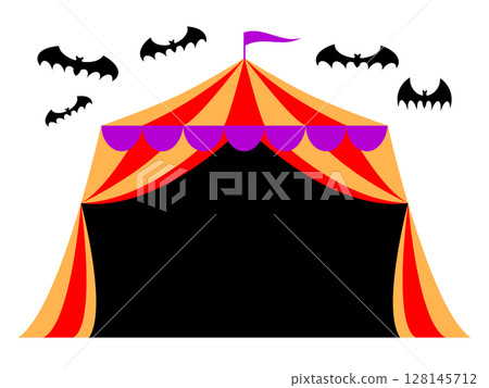 萬聖節框架材料：馬戲團帳篷 128145712