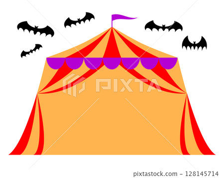 萬聖節框架材料：馬戲團帳篷 128145714