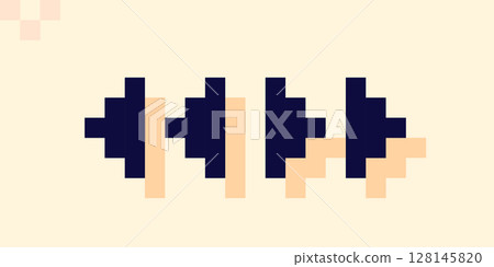 8 bit simple art icons.-插圖素材 [128145820] - PIXTA圖庫