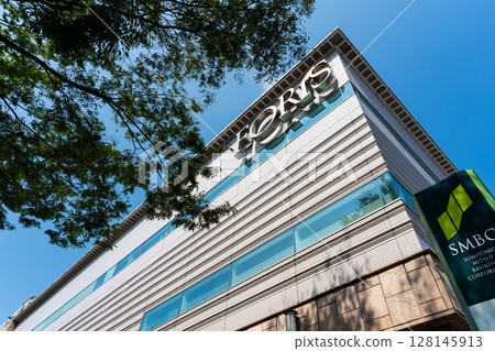 Looking up at the southern end of FORiS at Mitten Fuchu, a shopping center in front of Fuchu Station on the Keio Line, Miyacho, Fuchu City, Tokyo 128145913