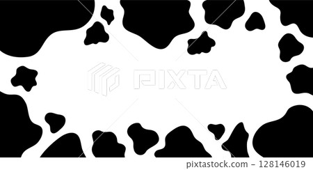 Black and white cow pattern Black and white cow pattern 128146019