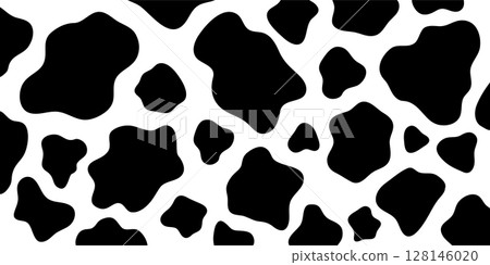 黑白乳牛圖案 128146020