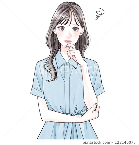 20s woman (clean type)_problems 128146075