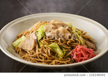 Delicious-looking Yakisoba with Sauce Delicious-looking Yakisoba with Sauce 128146442