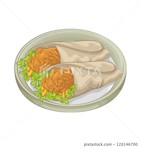 Illustration of Taco 128146780