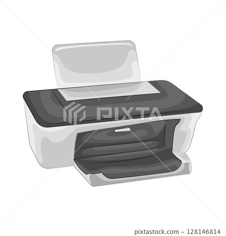 Illustration of Printer 128146814