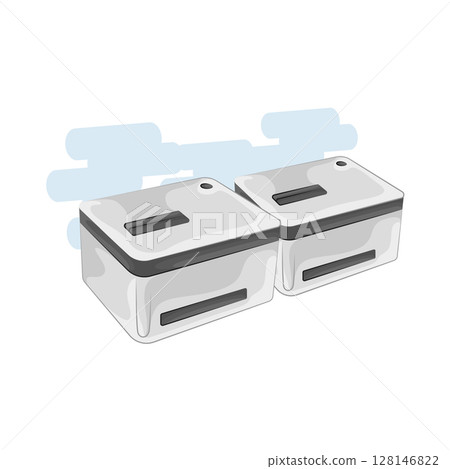 Illustration of Printer 128146822