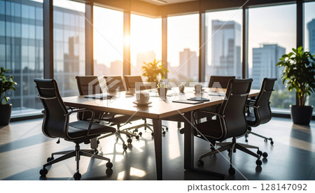 現代設計辦公室會議室 128147092