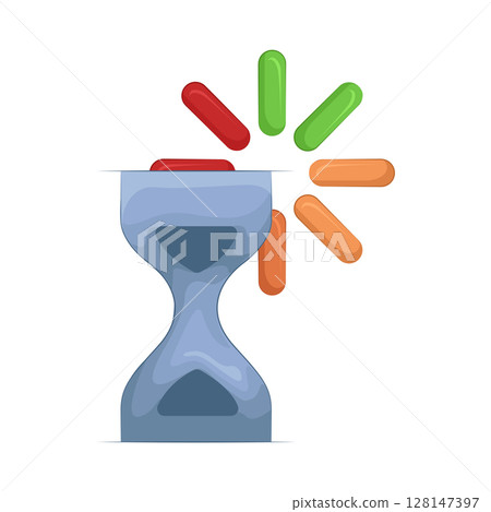 Illustration of Loading Illustration of Loading 128147397