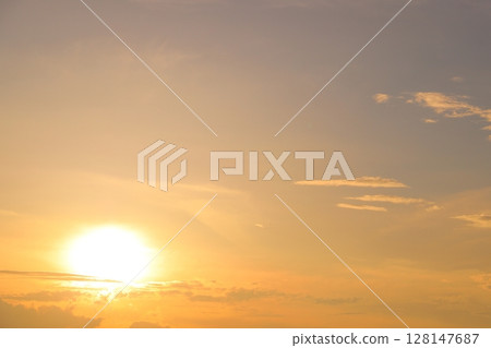 Sunset sky, sunset, clouds, sky only Sunset sky, sunset, clouds, sky only 128147687