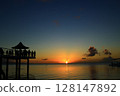 Okinawa Ishigaki Island Fusaki Beach Sunset 128147892