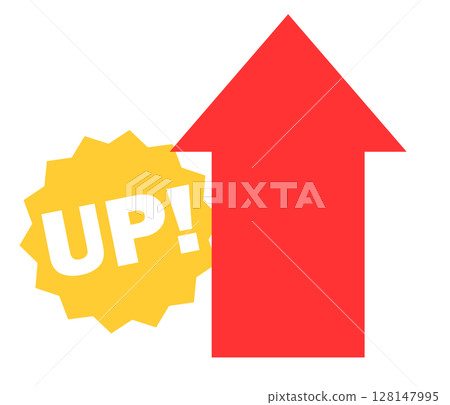 Simple arrow icon_Rising_UP Simple arrow icon_Rising_UP 128147995