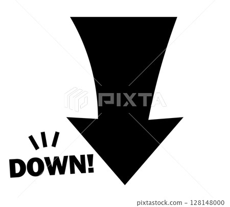 Simple arrow icon_downward_DOWN Simple arrow icon_downward_DOWN 128148000