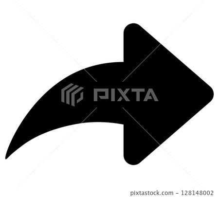 Simple arrow icon_black arrow 128148002