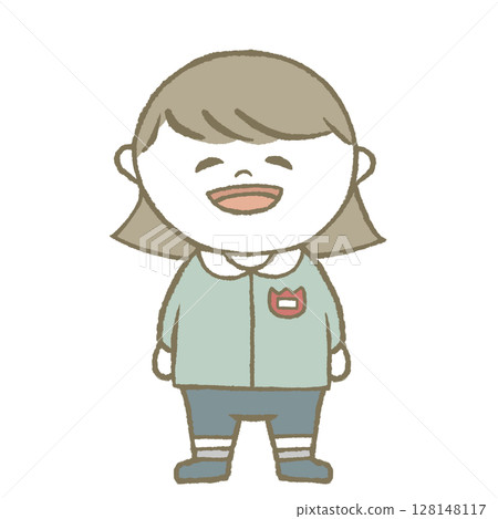 幼兒園女孩藍色 幼兒園女孩藍色 128148117