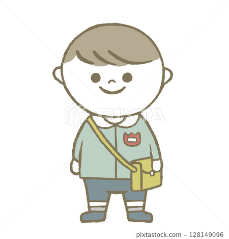 幼稚園男孩藍色 幼稚園男孩藍色 128149096