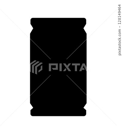Simple can silhouette illustration vector Simple can silhouette illustration vector 128149464