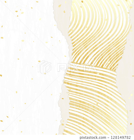 Japanese paper style illustration background material 128149782