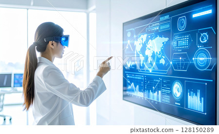 Future business scene 128150289