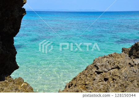 Okinawa Kudaka Island Nakagusuku Bay Okinawa Kudaka Island Nakagusuku Bay 128150344