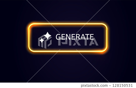 Neon Glow Generate Buttons Set for Modern UI Design, Web Applications, and Game Interfaces Vector Illustration Neon Glow Generate Buttons Set for Modern UI Design, Web Applications, and Game Interfaces Vector Illustration 128150531