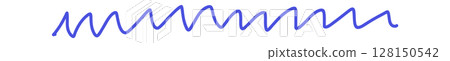 Scribble line. Hand Drawn lines in Pencil. Charcoal smears. Vector logo design element 128150542