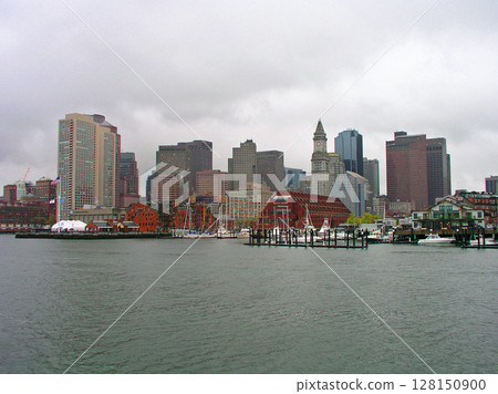 Massachusetts, USA, Boston Harbor Cruise, Cityscape Massachusetts, USA, Boston Harbor Cruise, Cityscape 128150900