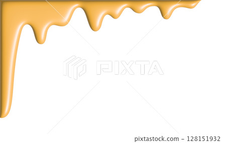 Honey cheese dripping decoration 3d 128151932