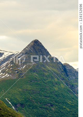Mountains landscape in Norway. Mountains landscape in Norway. 128152696