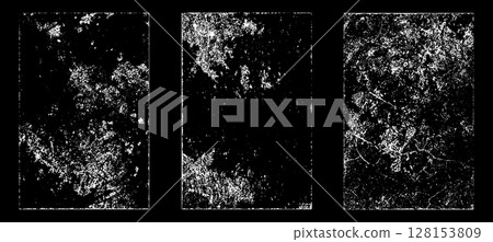 Black and white grunge. Distress overlay texture. Abstract surface dust and rough dirty wall background concept. Distress illustration simply place over object to create grunge effect. Vector EPS10. Black and white grunge. Distress overlay texture. Abstract surface dust and rough dirty wall background concept. Distress illustration simply place over object to create grunge effect. Vector EPS10. 128153809