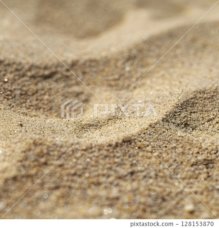 Close-up of sand texture, high detailed image 128153870