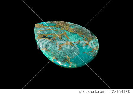 Pyrite in Malachite Stone created by humans 128154178