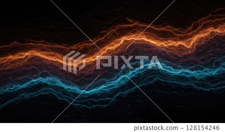 Human Emotions Formed Geological Strata Prehistoric Happiness Bedrock 128154246