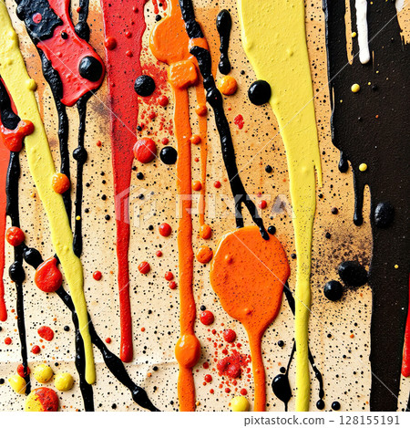 Bright and dynamic contemporary artwork featuring swirling liquid textures. Bright and dynamic contemporary artwork featuring swirling liquid textures. 128155191