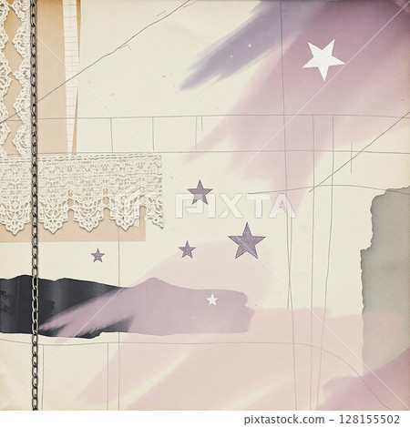 Worn recycled paper with vintage grunge texture and faded tones. 128155502